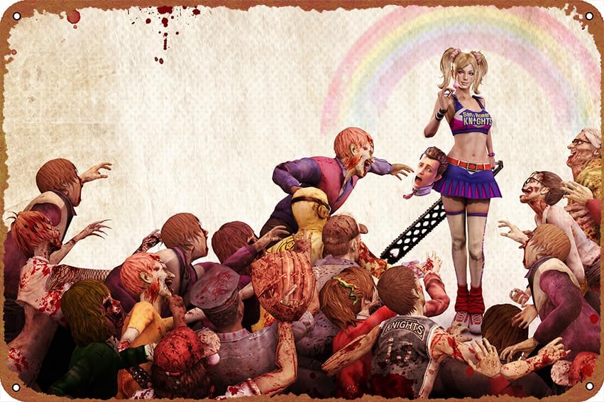 Home Bar And Coffee - Video Game Lollipop Chainsaw Metal aluminum
