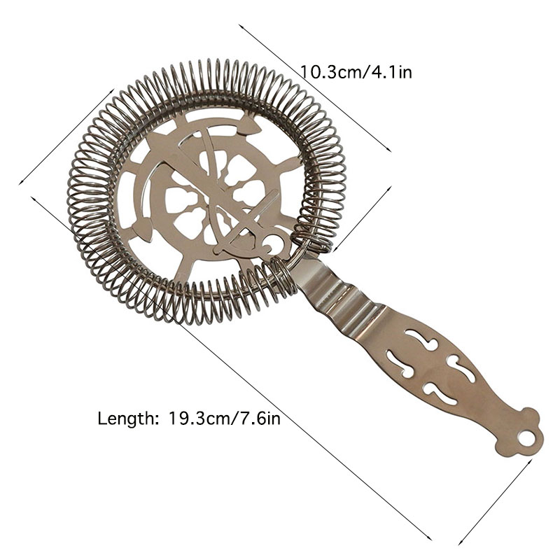 Hawthorn Strainer  Cocktail St - Bitters Bottle Set ulasan dan harga