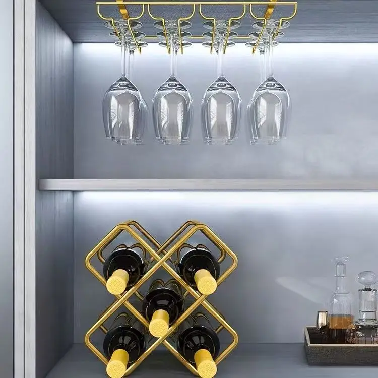 5 Grid Iron Metal Wine Rack Re - Home Bar And Cabinet ulasan dan harga