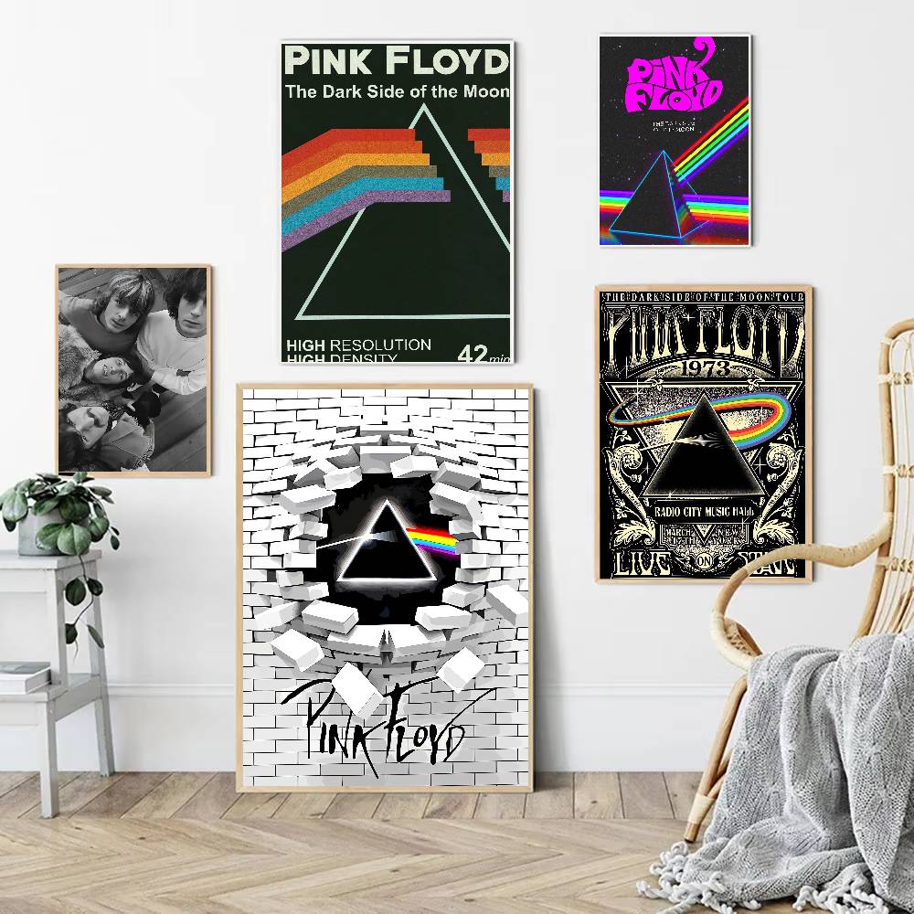 Rock Band Pink Floyd Anime Pos - Home Bar And Theater ulasan dan harga