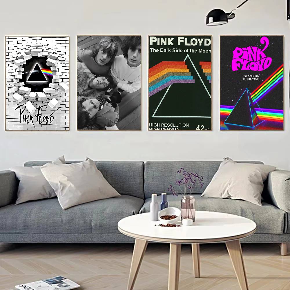 Rock Band Pink Floyd Anime Pos - Home Bar And Theater ulasan dan harga