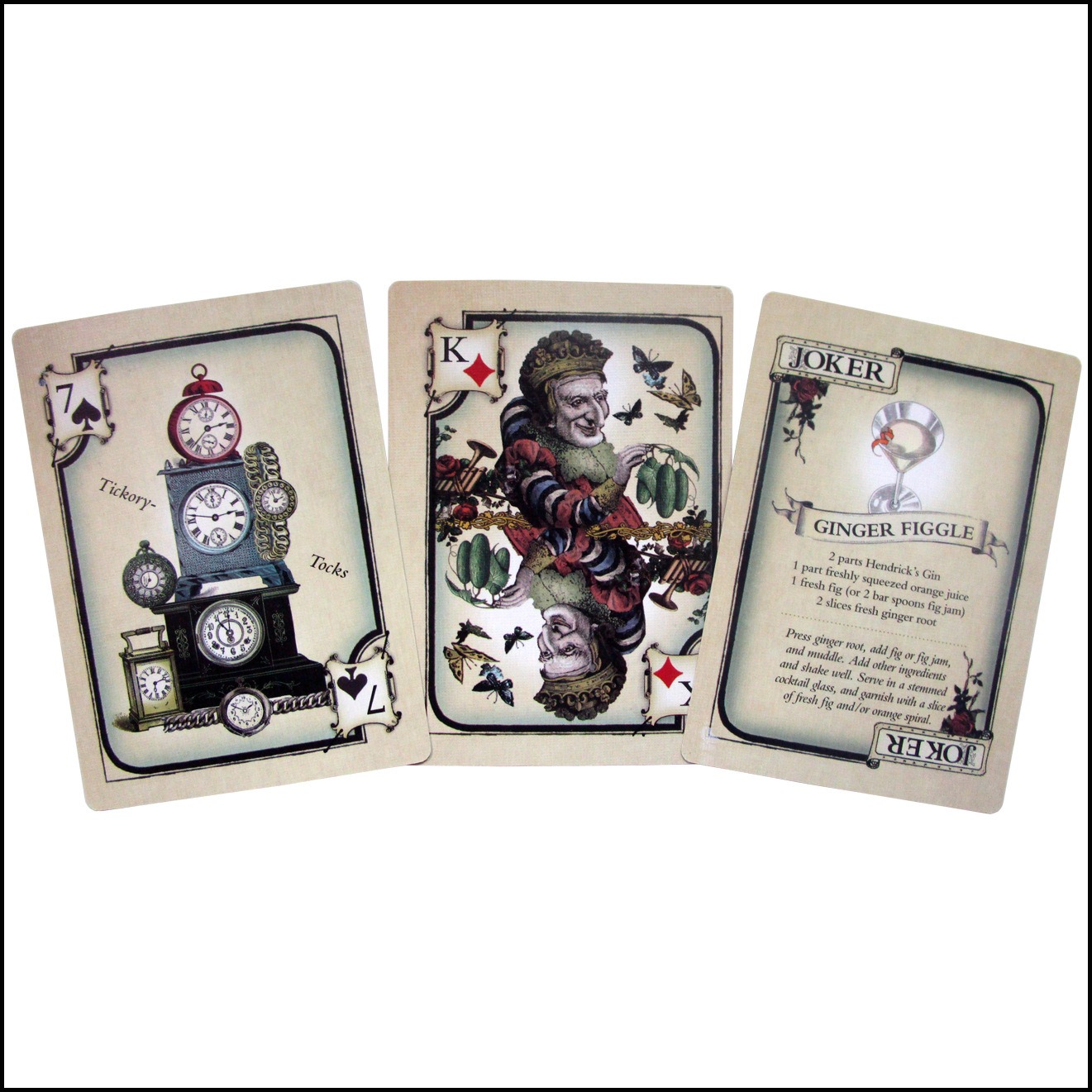 Hendrick's Gin Playing Cards D - Cocktail Recipe Book ulasan dan harga