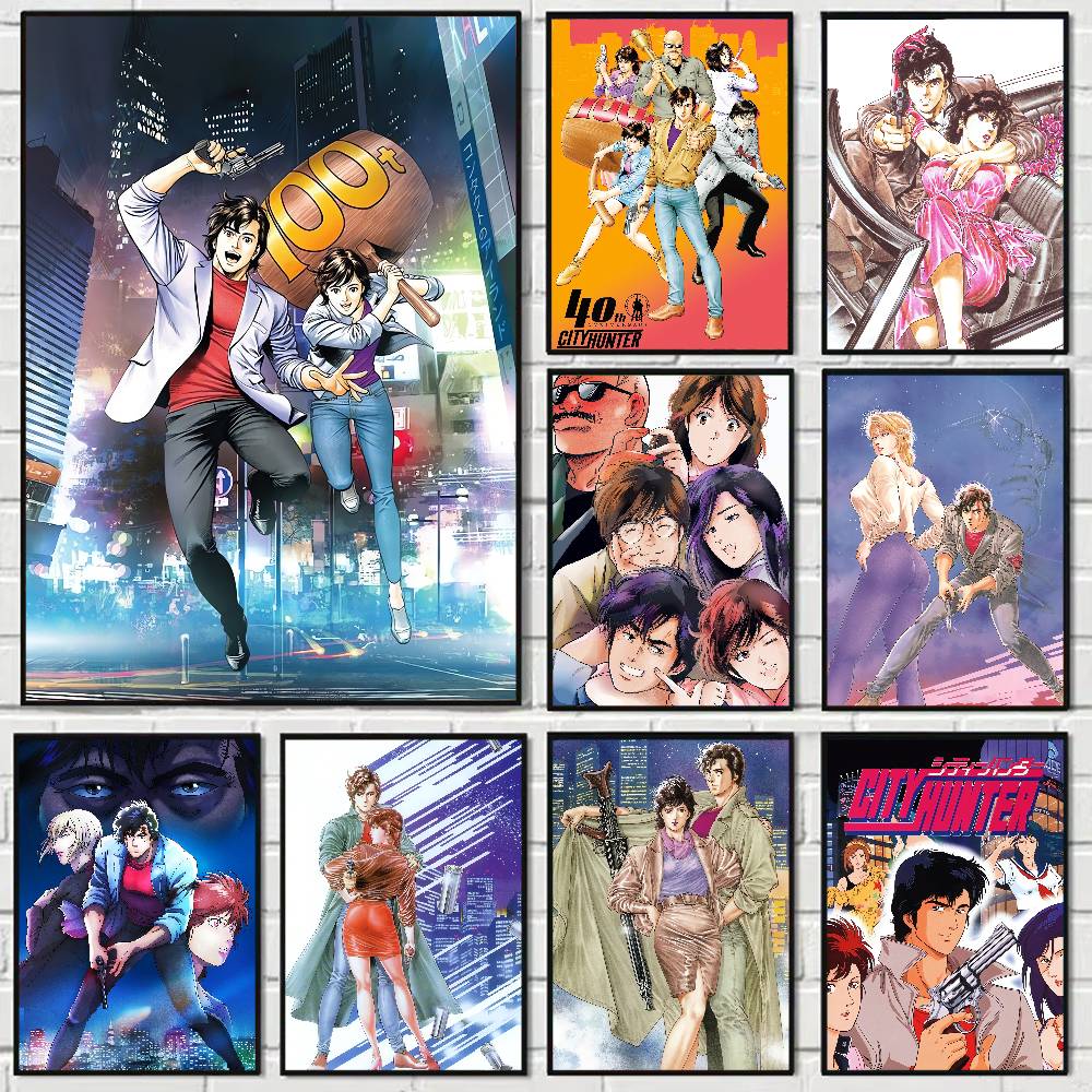 Anime City Hunter Anime Poster - Home Bar And Theater ulasan dan harga