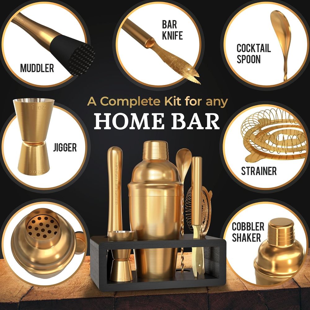 Cocktail Shaker Set: Bartender - Cocktail Recipe Book ulasan dan harga