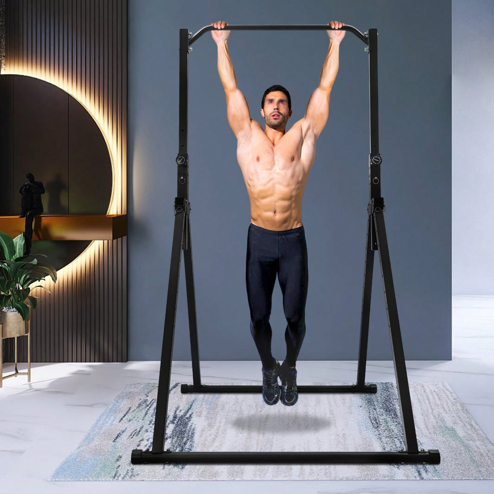Triangular Pull Up Station Pul - Home Bar And Gym ulasan dan harga