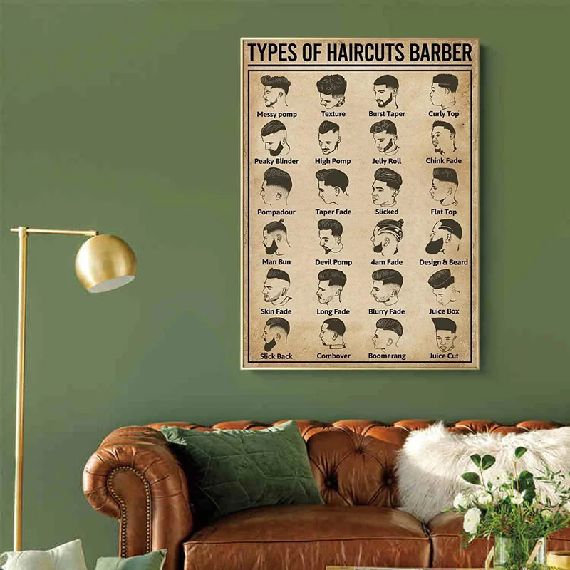 Retro Types Of Haircuts Barber - Home Barber ulasan dan harga