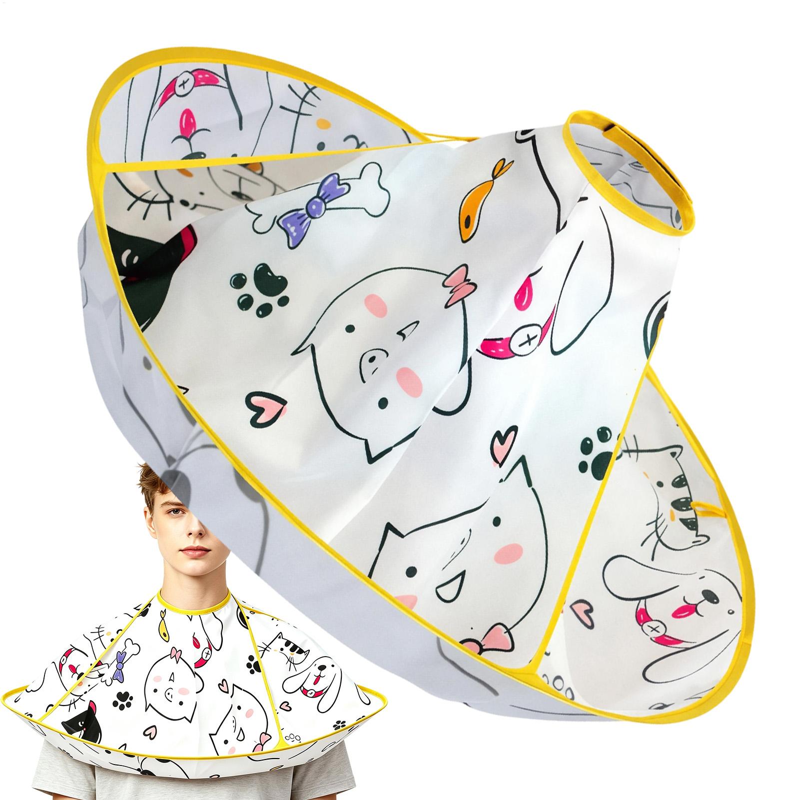 1PC Hair Cutting Cape Foldable - Home Barber ulasan dan harga