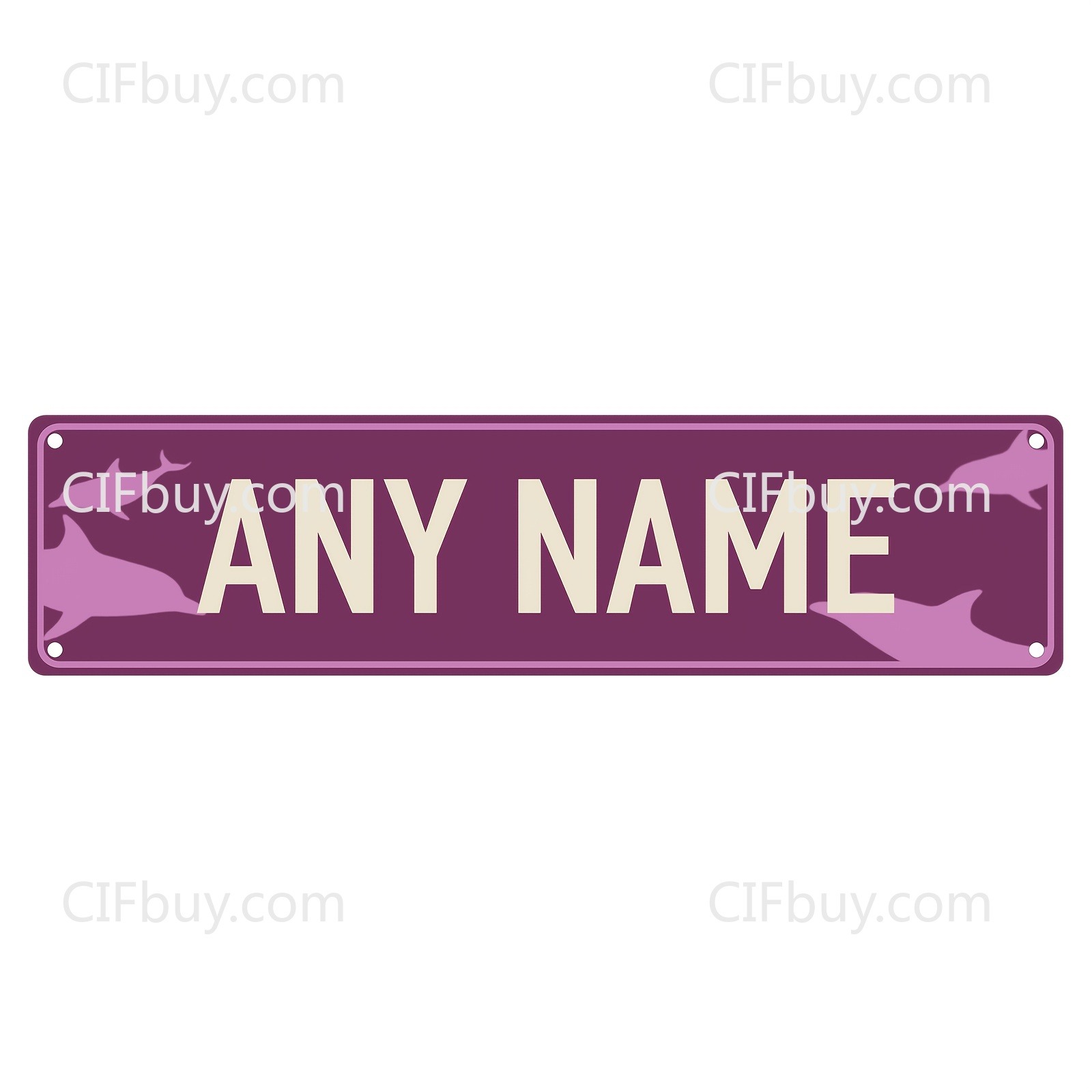 Custom 2D Dolphin Metal Street - Home Bar Signs ulasan dan harga