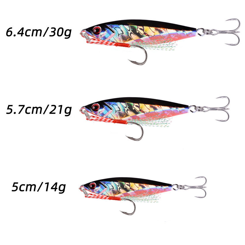 14Pcs Metal Jig VIB Fishing Lu - Ice Pick Pick ulasan dan harga