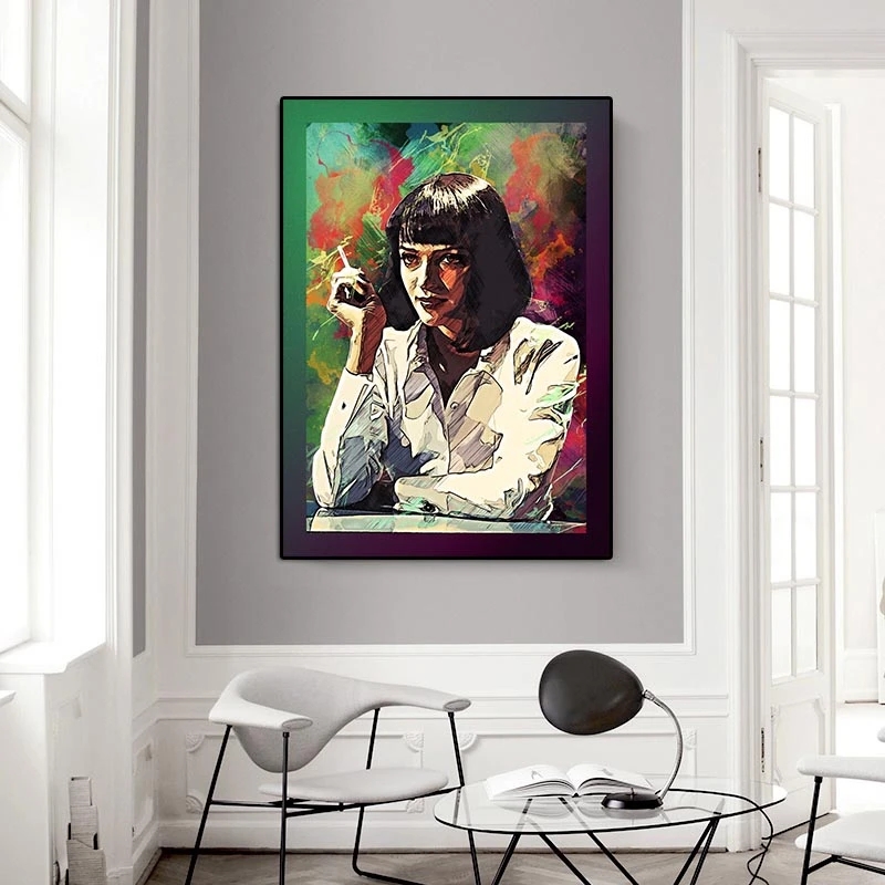 Classic Movie Pulp Fiction Pos - Home Bar And Theater ulasan dan harga