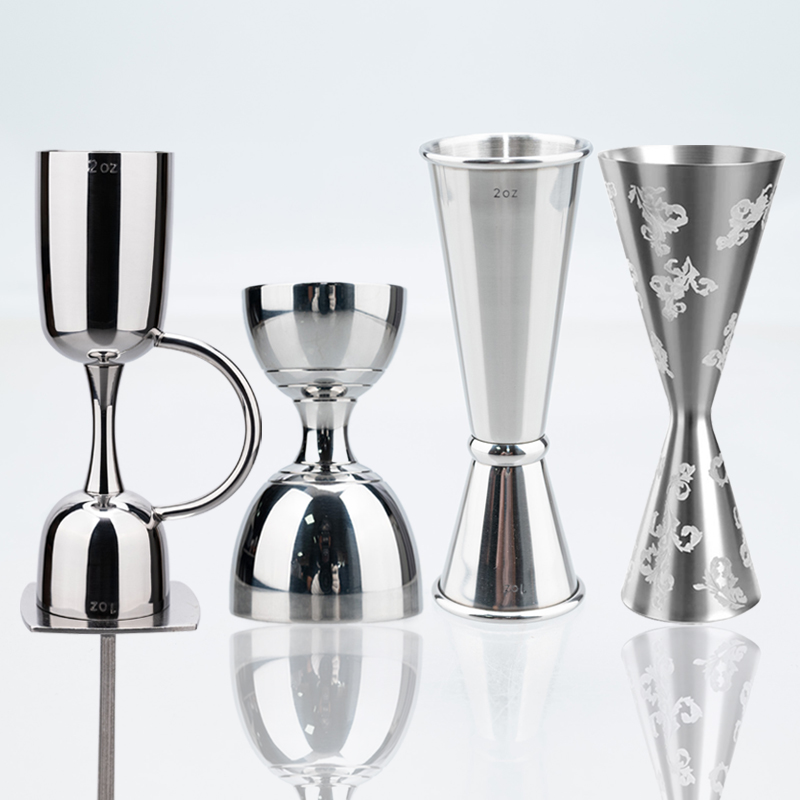 Stainless Steel Double Jigger  - Bitters Bottle Set ulasan dan harga