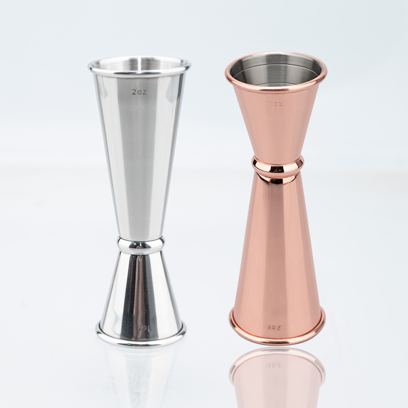 Stainless Steel Double Jigger  - Bitters Bottle Set ulasan dan harga