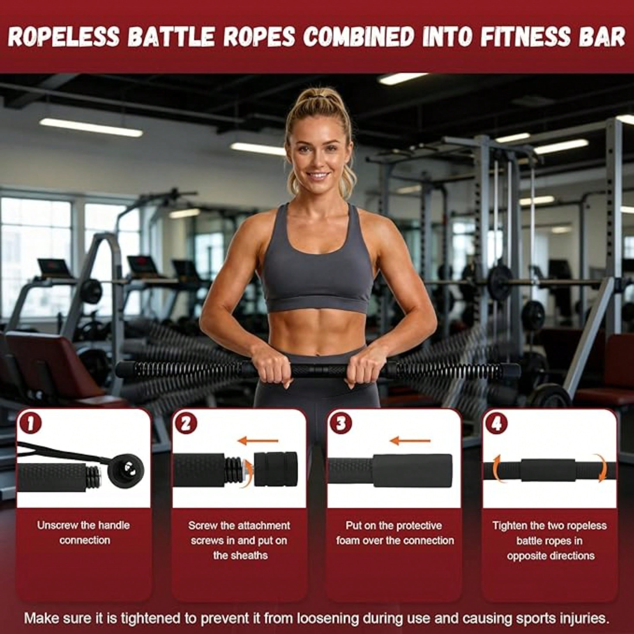 2-in-1 Upgraded Cordless Battl - Home Bar And Gym ulasan dan harga